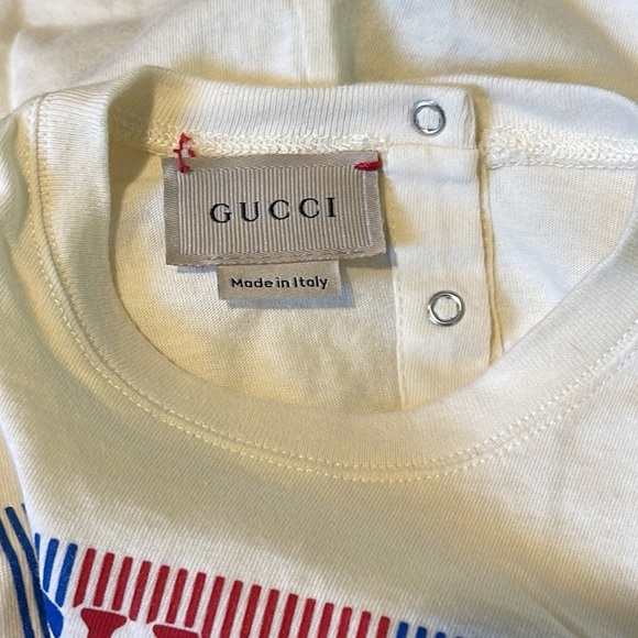 Gucci Logo Cotton Gift Set in White 6-9 months - Picture 5 of 13